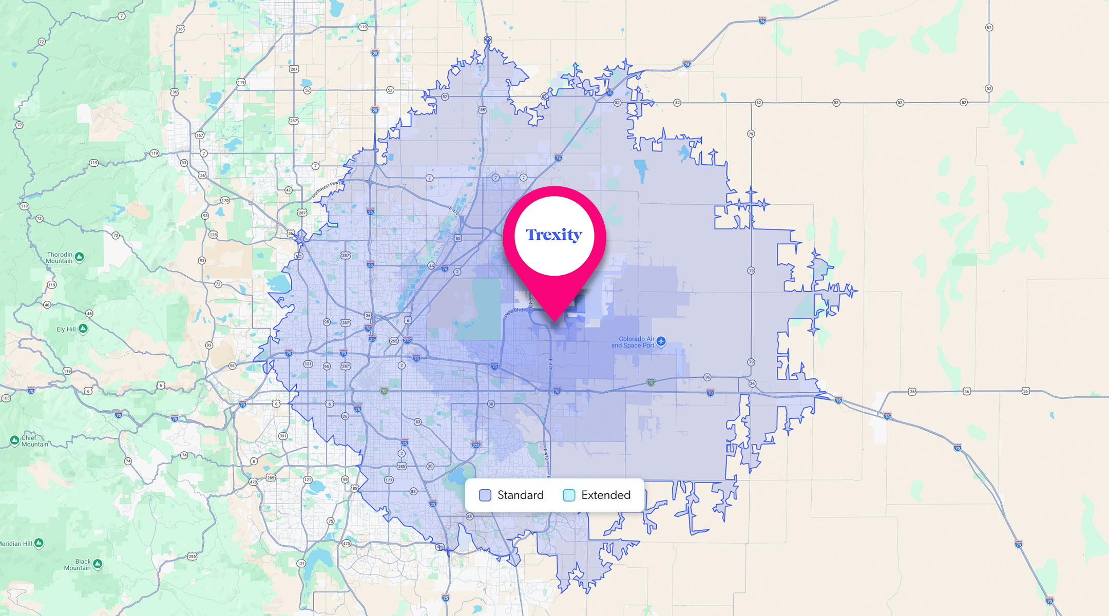 Denver pickup zone