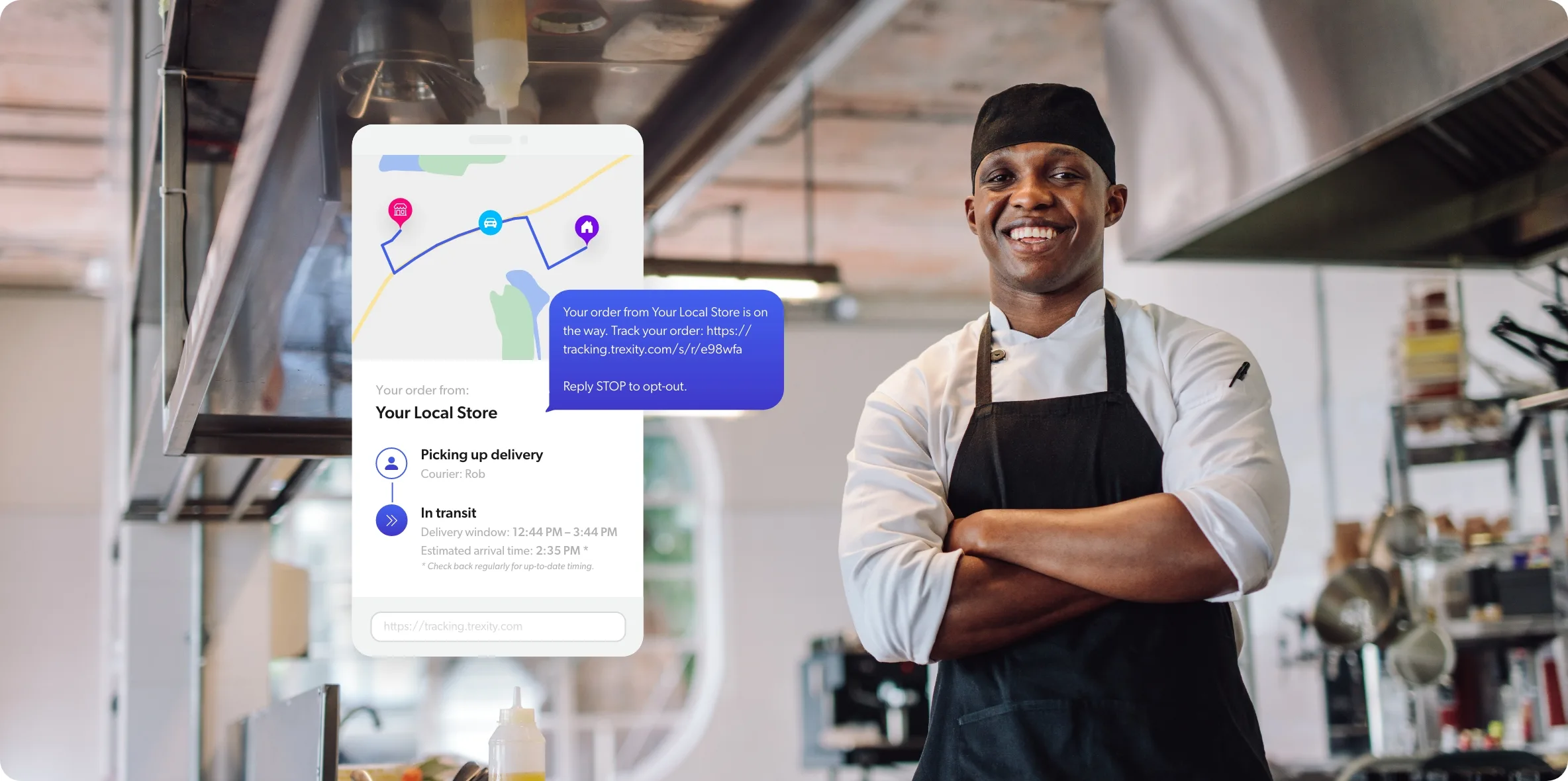 sample florist delivery tracking