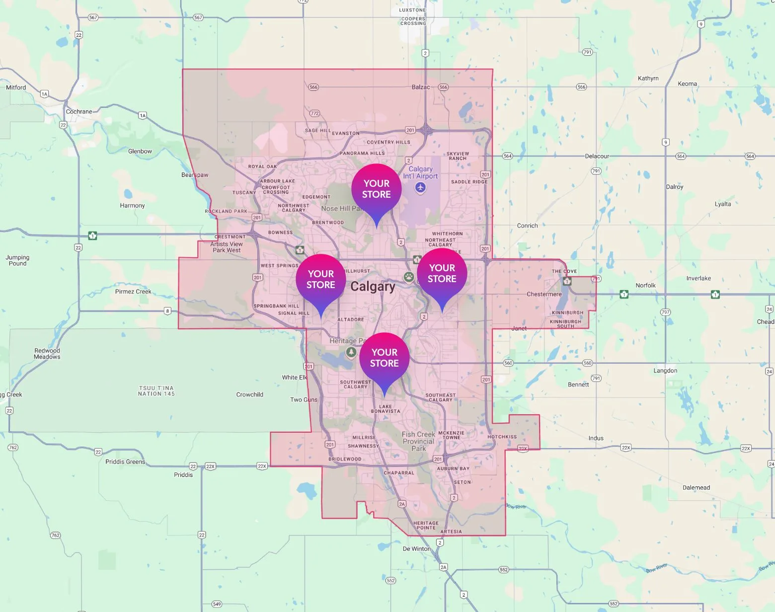 calgary pickup zone