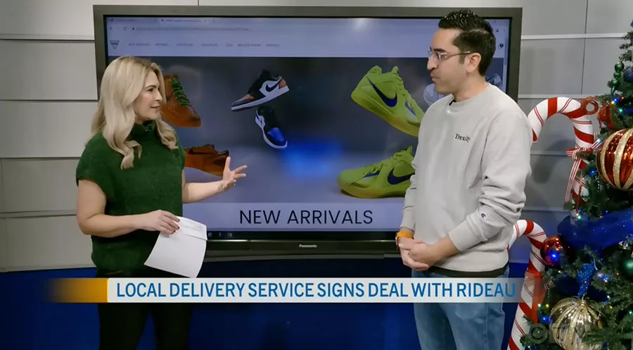 CTV Morning – Local delivery service signs deal with Rideau Centre