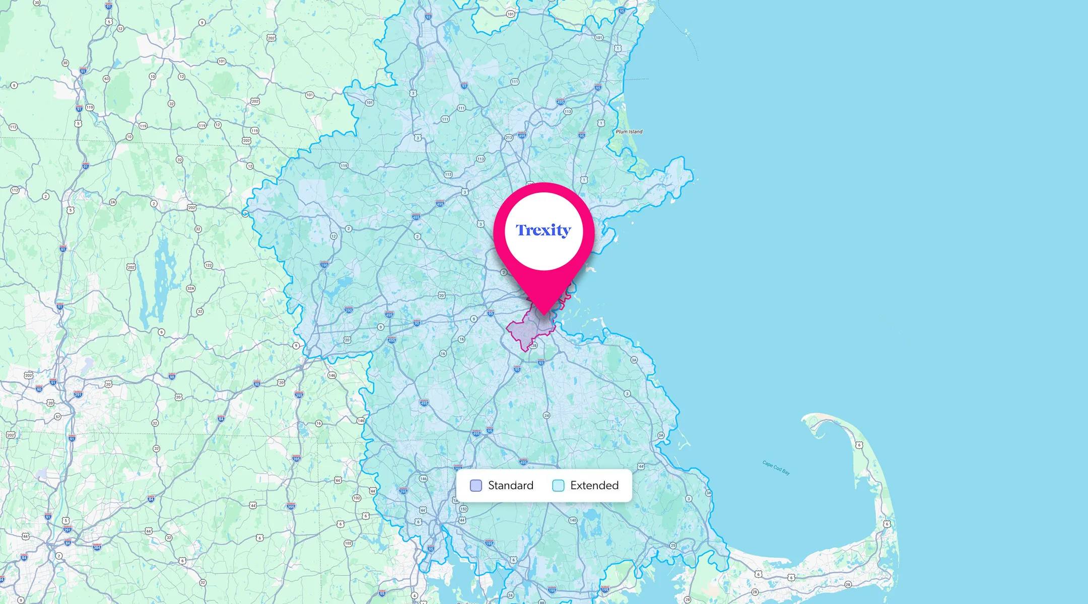 Boston Delivery Zones