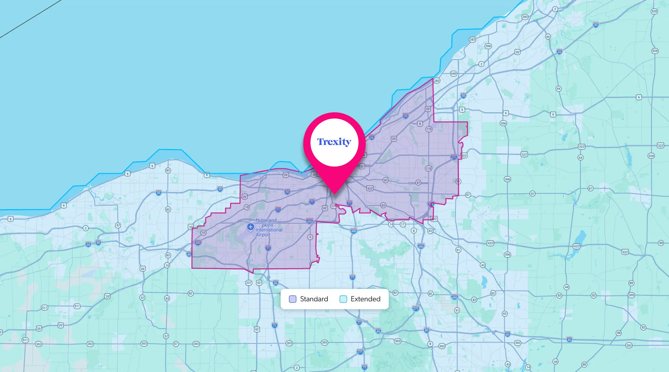 Cleveland Delivery Maps