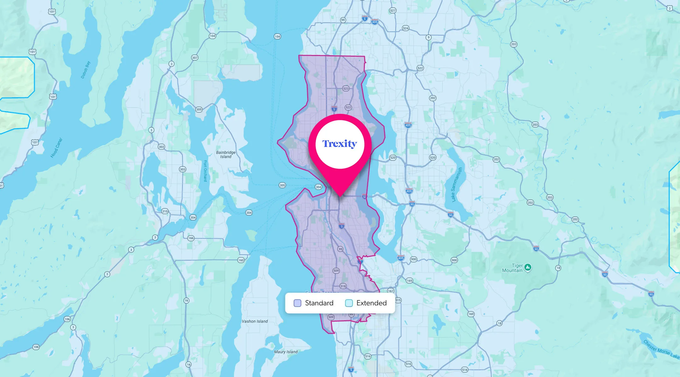 Seattle Delivery Maps